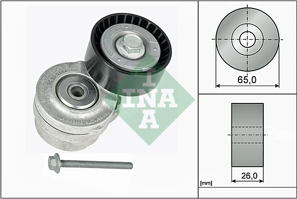 Belt Tensioner, V-ribbed belt